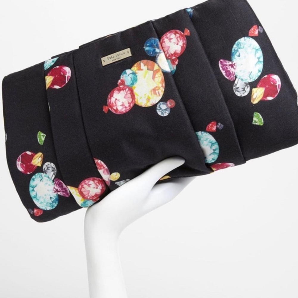 Kate Spade Jewels Print Kaleidoball Clutch